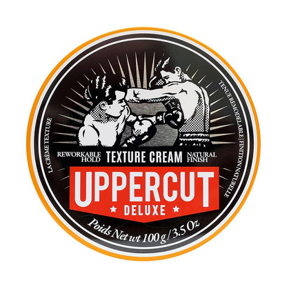 UPPERCUT DELUXE Texture Cream – Flexible Styling Cream für Männer – Natürlicher Matt-Effekt, Formbarer Halt, Leichtes Haarprodukt – 100 g