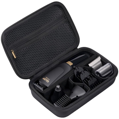 ProCase Hartschalen-Etui für Haarschneider & Trimmer – Reiseetui aus EVA, schwarz
