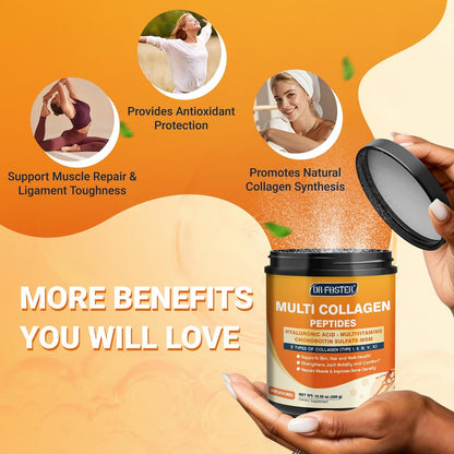 DRFOSTER Gelenk-Collagen-Peptide – Pulver zur Unterstützung von Gelenken und Bindegewebe, 350 g