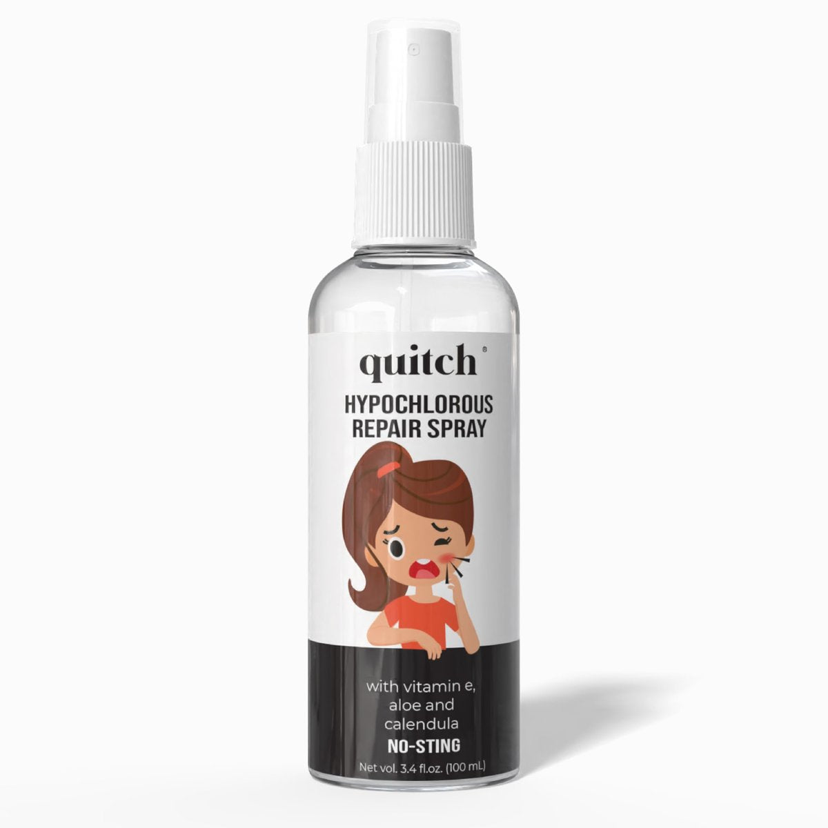quitch Hypochlorige Säure Spray – Gesichtsspray, Gesichts- und Körper-Akne-Waschmittel, Hautreparatur, Erste-Hilfe-Reiniger, Gesichtsrettung, Pickel-Waschmittel, Rückenakne, Gesichtsreinigung Reisegröße, Bacne-Behandlung, Akne-Reinigung