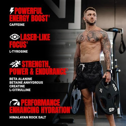 ProSupps Mr. Hyde Signature V2 Pre-Workout Pulver – Fruchtpunsch, 30 Portionen mit Creatin, Beta-Alanin & Koffein für Leistung & Energie