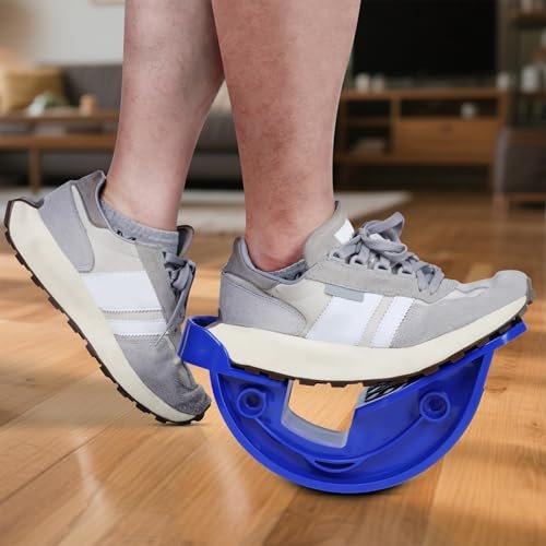 Stentec Wadenstrecker, Fußstrecker zur Linderung von Plantarfasziitis, Fußwippen-Massagegerät, effektives Bein-Oberschenkel-Waden-Dehnen für das Heimtraining