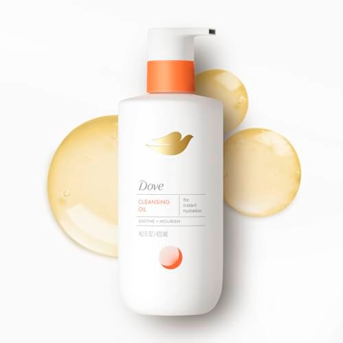 Dove Feuchtigkeitsspendendes Duschöl für Frauen – Ultra-feuchtigkeitsspendende Körperpflege bei trockener & juckender Haut, 14,2 oz