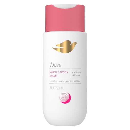 Dove Intimwaschgel für Frauen – Gynäkologisch getestet, unparfümiert, feuchtigkeitsspendend, pH-optimiert, für empfindliche Haut, 237 ml