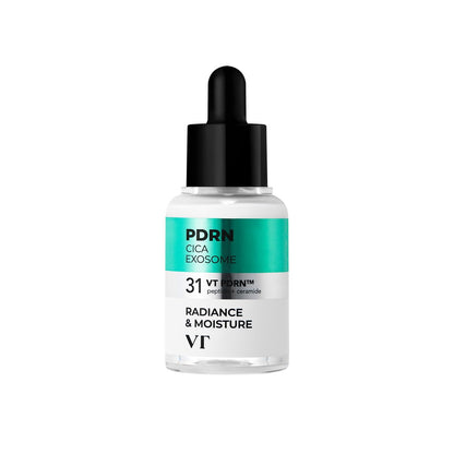 VT COSMETICS PDRN Cica Exosome Ampulle – Festigendes Serum mit Peptid & Ceramid für Anti-Aging, Faltenpflege, Volumen, Feuchtigkeit & strahlenden Glanz – für alle Hauttypen (30 ml)