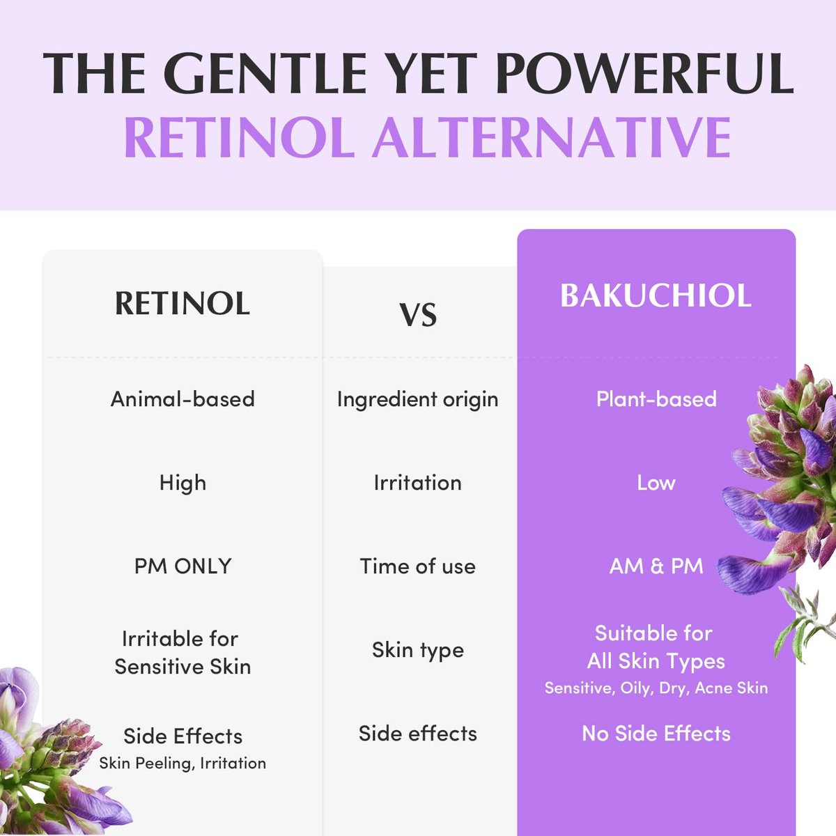 Bakuchiol Plumping Capsule Cream – Retinol-Alternative Feuchtigkeitscreme für Festigkeit und Porenpflege mit 99% reinem Bakuchiol, 5 Arten Kollagen & Ceramid-Komplex, 1,69 fl.oz / 50ml
