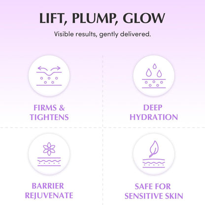 Bakuchiol Plumping Capsule Cream – Retinol-Alternative Feuchtigkeitscreme für Festigkeit und Porenpflege mit 99% reinem Bakuchiol, 5 Arten Kollagen & Ceramid-Komplex, 1,69 fl.oz / 50ml