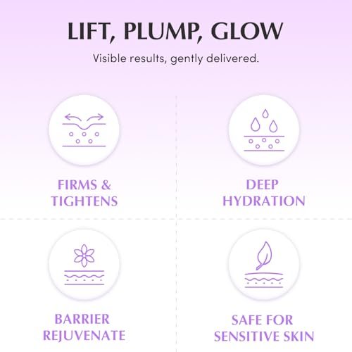 Bakuchiol Plumping Capsule Cream – Retinol-Alternative Feuchtigkeitscreme für Festigkeit und Porenpflege mit 99% reinem Bakuchiol, 5 Arten Kollagen & Ceramid-Komplex, 1,69 fl.oz / 50ml