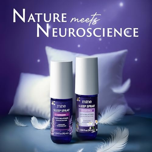 Lavendel Schlafspray mit Melatonin – Entspannendes Kissen Spray für Erwachsene, Geschenk für Väter, Teenager und Frauen