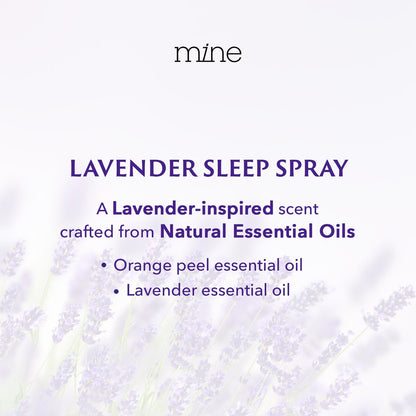 Lavendel Schlafspray mit Melatonin – Entspannendes Kissen Spray für Erwachsene, Geschenk für Väter, Teenager und Frauen