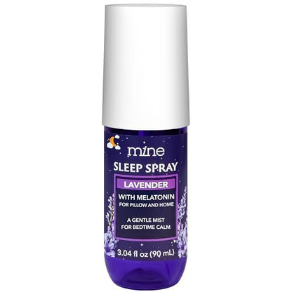 Lavendel Schlafspray mit Melatonin – Entspannendes Kissen Spray für Erwachsene, Geschenk für Väter, Teenager und Frauen