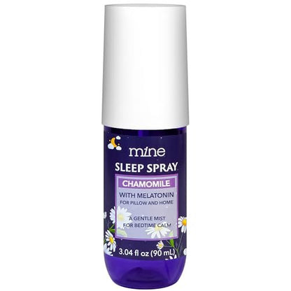Kamilleninspiriertes Lavendel-Schlafspray mit Melatonin – Entspannendes Geschenk für Väter – Natürliches Kissen-Spray für besseren Schlaf mit Lavendel & Zedernholz, Geschenk für Teenager-Mädchen und Frauen