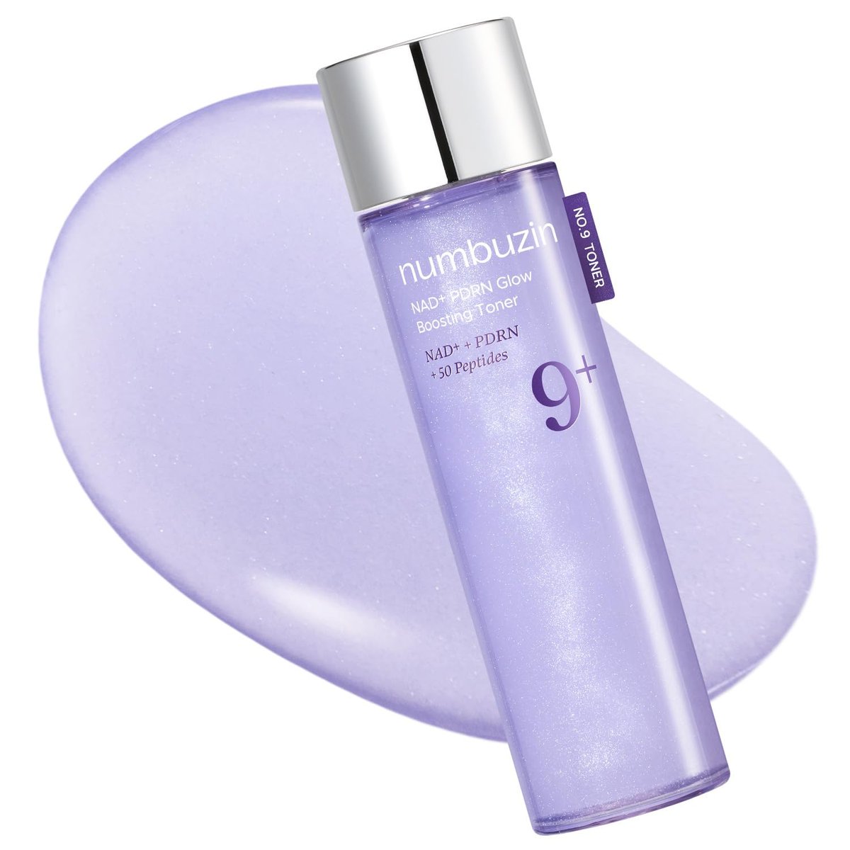 numbuzin No.9 NAD+ Salmon PDRN Glow Boosting Toner – Feuchtigkeitsspendendes & festigendes Gesichtswasser gegen Falten, feine Linien & stumpfe Haut – Koreanische Hautpflege 150 ml