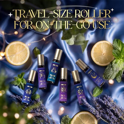 ARVIDSSON Ätherische Öle Roll-On Set – Natürliche Selbstpflege-Blends für Frauen – Geschenkset mit 6 Aromatherapieölen: Sweet Dream, Unwind, Breathe, Balance, Focus, Happy – Rollerflaschen für Körper und Massage
