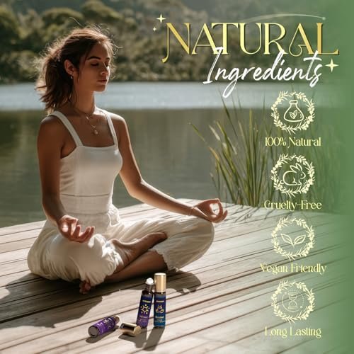 ARVIDSSON Ätherische Öle Roll-On Set – Natürliche Selbstpflege-Blends für Frauen – Geschenkset mit 6 Aromatherapieölen: Sweet Dream, Unwind, Breathe, Balance, Focus, Happy – Rollerflaschen für Körper und Massage