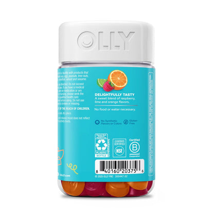 OLLY Kids Chillax Gummibärchen – Für Ruhe und Entspannung* – Magnesium, L-Theanin, Melissen-Extrakt – 70 Stück (35 Tage Vorrat)