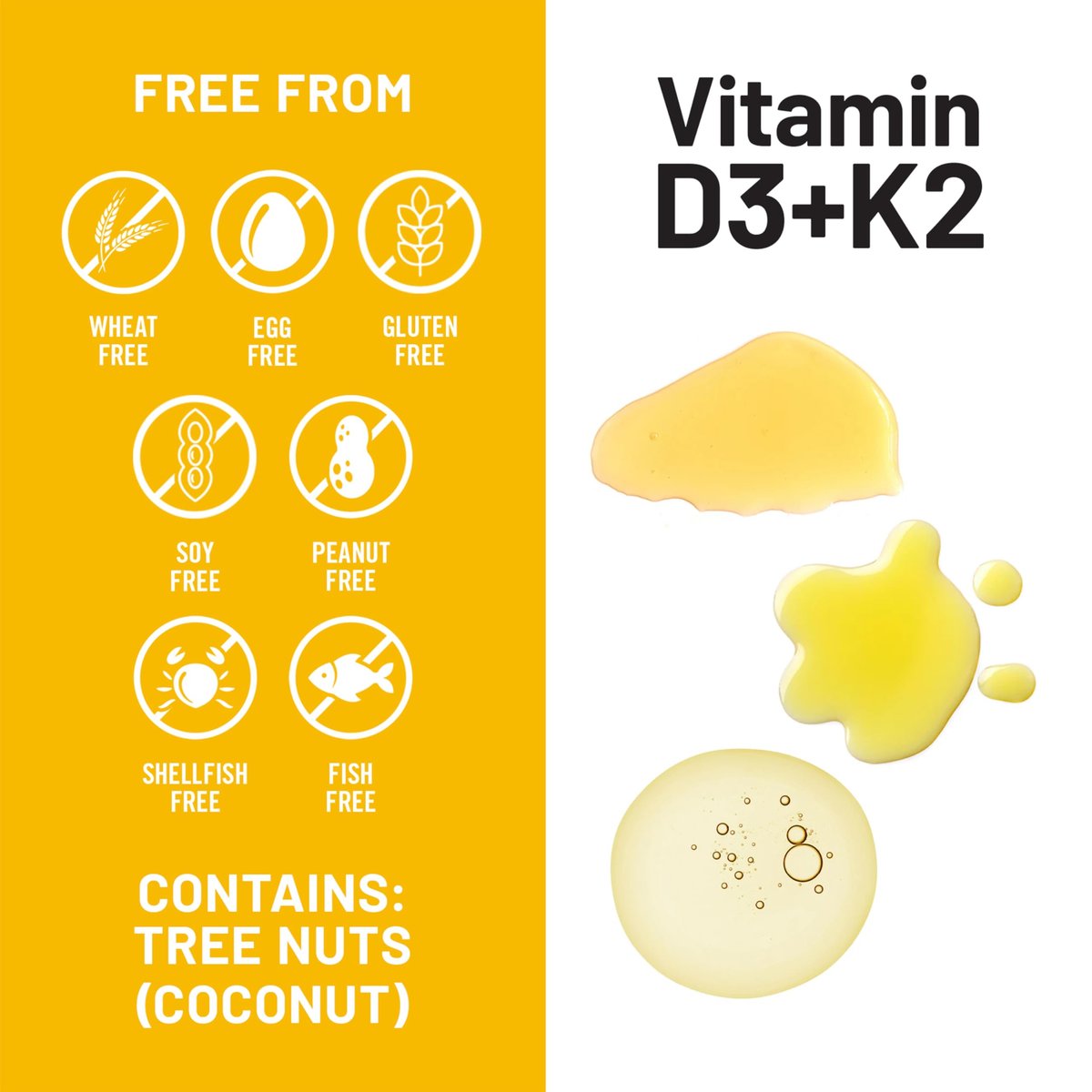NatureWise Veganes Vitamin D3 + K2 mit Bio-Kokos-MCT-Öl – Natürliches D3 5000 IE + Natürliches K2 100 μg – Hochabsorbierender Knochenunterstützung – Soja- & glutenfrei – Hergestellt in den USA – 30 Softgels [30-Tage-Vorrat]