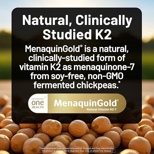 NatureWise Veganes Vitamin D3 + K2 mit Bio-Kokos-MCT-Öl – Natürliches D3 5000 IE + Natürliches K2 100 μg – Hochabsorbierender Knochenunterstützung – Soja- & glutenfrei – Hergestellt in den USA – 30 Softgels [30-Tage-Vorrat]
