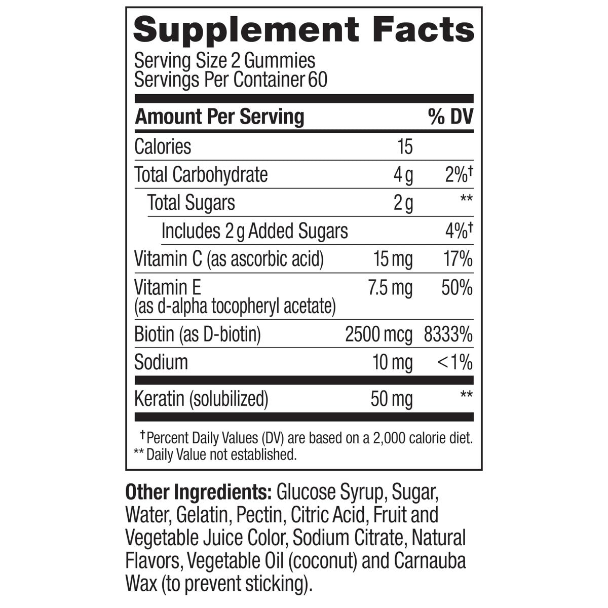 OLLY Hair Skin and Nails Gummies – Unwiderstehliche Schönheit mit Biotin 2500mcg pro 2 Gummis, Keratin & Vitamin C – Unterstützt gesunde Haare, Haut & Nägel – Grapefruitgeschmack – 120 Stück