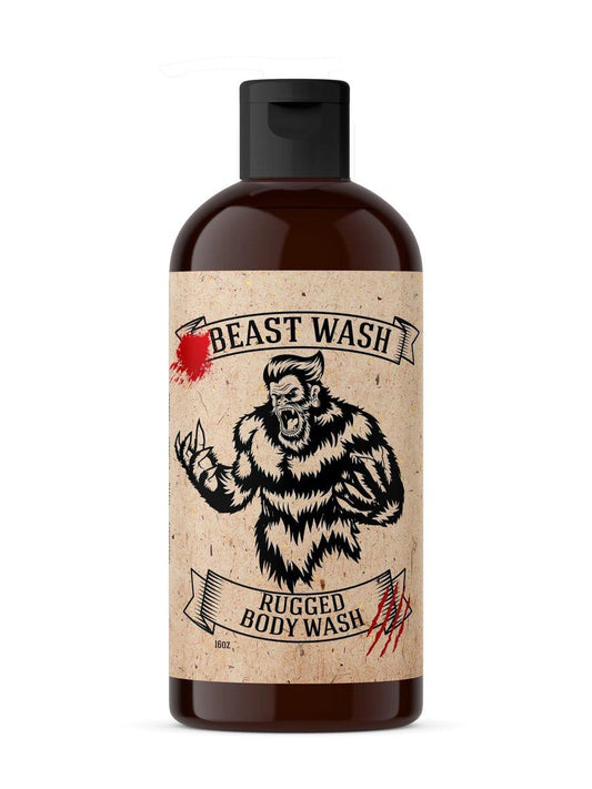 Johnny Slicks Duschgel – mit Aktivkohle, Bio-Ölen & Peeling-Partikeln für saubere & hydratisierte Haut – 473 ml