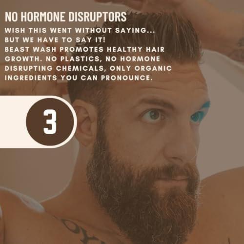 Johnny Slicks Shampoo – Feuchtigkeit & Volumen mit Bio-Ölen & natürlicher Reinigung – Rizinusöl, Aloe Vera, Jojoba – 8 oz