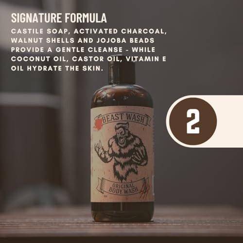 Johnny Slicks Shampoo – Feuchtigkeit & Volumen mit Bio-Ölen & natürlicher Reinigung – Rizinusöl, Aloe Vera, Jojoba – 8 oz