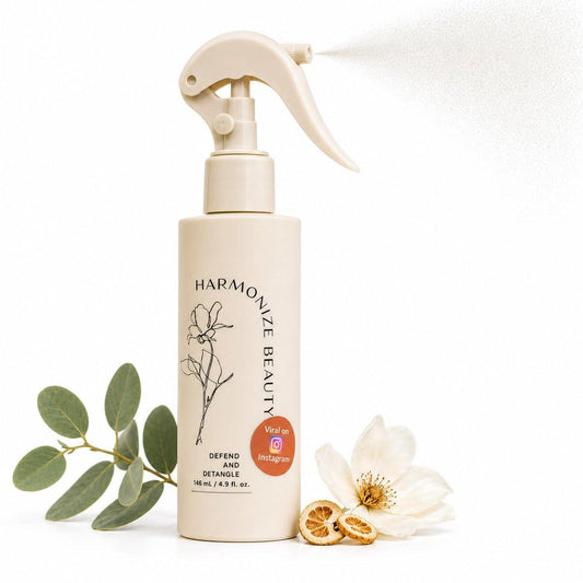 Harmonize Beauty Leave-In Conditioner - 3-in-1 Entwirrer & Hitzeschutzspray - Sulfatfrei - Leicht für alle Haartypen - Frizz-Kontrolle - Schützt & Hydratisiert ohne Rückstände - 145 ml
