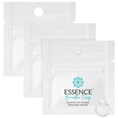 HONÉ Essence Aromatherapie Nasaler Diffuser – Atemwegserfrischendes Duftöl Nasenring Set – Persönlicher Duftclip für Reisen, Arbeit & Alltag – Hergestellt in den USA (3er Pack)