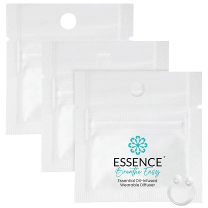 HONÉ Essence Aromatherapie Nasaler Diffuser – Atemwegserfrischendes Duftöl Nasenring Set – Persönlicher Duftclip für Reisen, Arbeit & Alltag – Hergestellt in den USA (3er Pack)