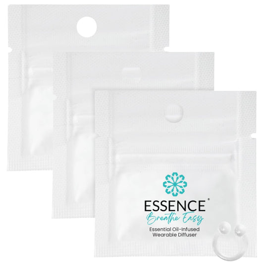 HONÉ Essence Aromatherapie Nasaler Diffuser – Atemwegserfrischendes Duftöl Nasenring Set – Persönlicher Duftclip für Reisen, Arbeit & Alltag – Hergestellt in den USA (3er Pack)
