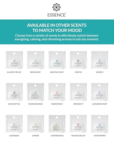 HONÉ Essence Aromatherapie Nasaler Diffuser – Atemwegserfrischendes Duftöl Nasenring Set – Persönlicher Duftclip für Reisen, Arbeit & Alltag – Hergestellt in den USA (3er Pack)