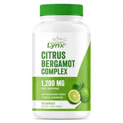 Citrus Bergamot 1200 mg – Herz- & Cholesterin-Unterstützung | 120 Kapseln (60-Tage-Vorrat) | Antioxidantienreicher Extrakt für Kreislauf- & Stoffwechselgesundheit | Non-GMO