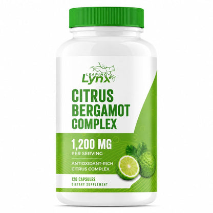 Citrus Bergamot 1200 mg – Herz- & Cholesterin-Unterstützung | 120 Kapseln (60-Tage-Vorrat) | Antioxidantienreicher Extrakt für Kreislauf- & Stoffwechselgesundheit | Non-GMO