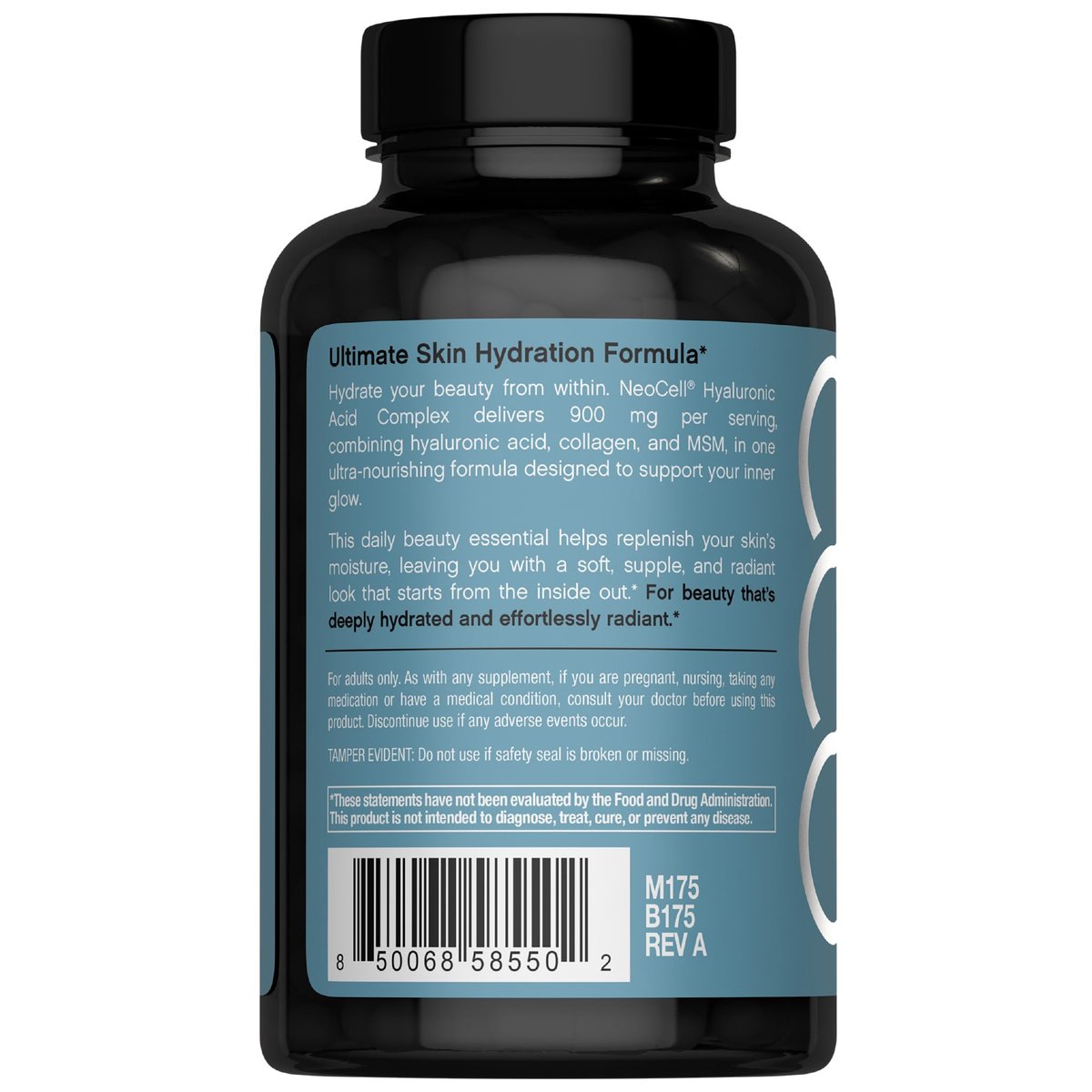 NeoCell Hyaluronsäure-Komplex 900mg | 120 Kapseln | mit bioaktiven Kollagenpeptiden & MSM | Premium-Formel
