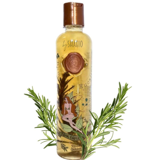 RITUAL BOTANICO Shampoo de Romero y Eucalipto mit Aktiv für beschleunigtes Haarwachstum | Kontrolliert Fettigkeit, reduziert Haarausfall, verdickt, verleiht Glanz und Geschmeidigkeit – Rosemary Shampoo