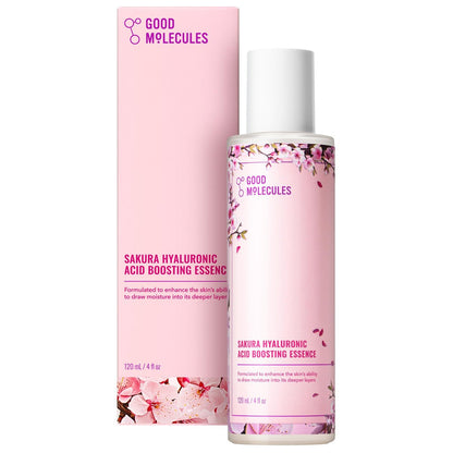 Good Molecules Sakura Hyaluronic Acid Boosting Essence – Ultra-feuchtigkeitsspendende Gesichtspflege für Hydration, Straffung, Anti-Aging und sofortigen Glow