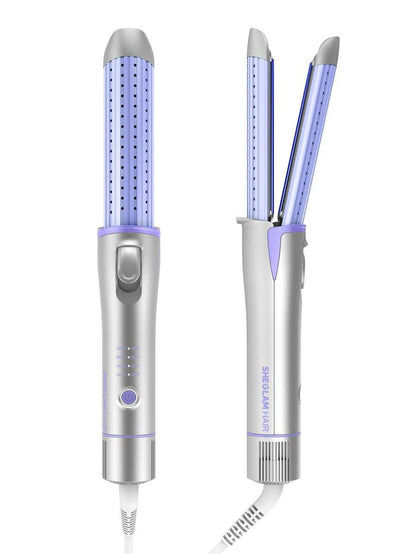 SHEGLAM Hair Cool Lock Airflow Styler – 360° Luftstrom-Lockenstab mit Kühlöffnungen, 4 Temperatureinstellungen, 5,5 Zoll