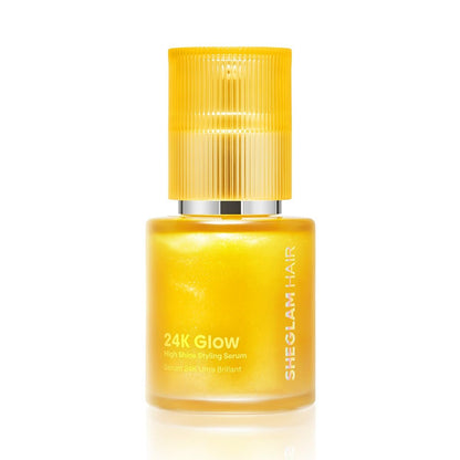 SHEGLAM 24K Glow Haaröl Serum – 10-in-1 Behandlung gegen Frizz, für Glanz & Hitzeschutz mit Mandel- & Macadamianussöl, für alle Haartypen, 50 ml
