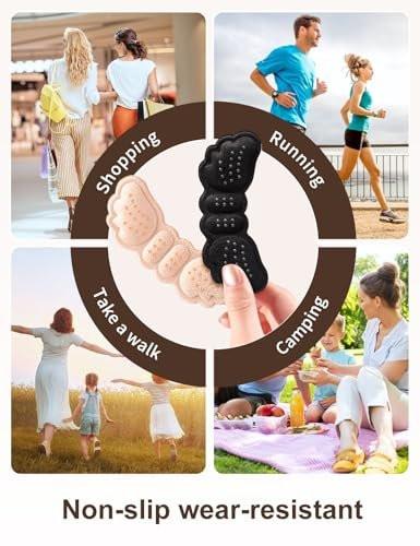 6 Paar Fersenpolster für Schuhe: Fersengripps für Damen und Herren – Fersenkissen, Schuhe zu groß – Ultra beruhigende Fersenschützer gegen Fersenschmerzen, Rutschen, Blasen und Reibung