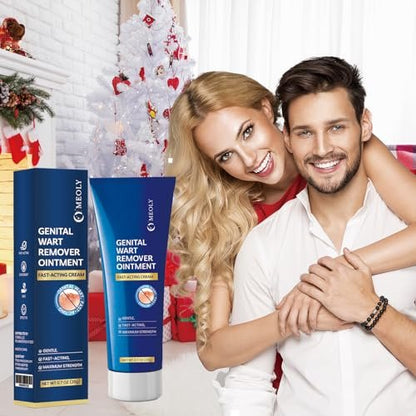 MEOLY Genital Warzen Entferner Creme – Schnell wirkende Salicylsäure Creme für Männer und Frauen