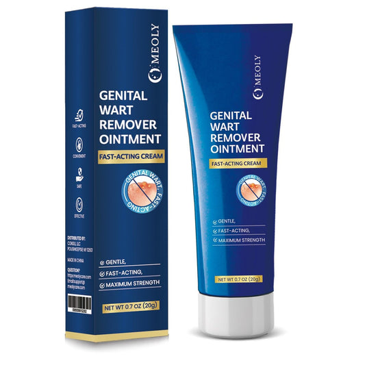 MEOLY Genital Warzen Entferner Creme – Schnell wirkende Salicylsäure Creme für Männer und Frauen