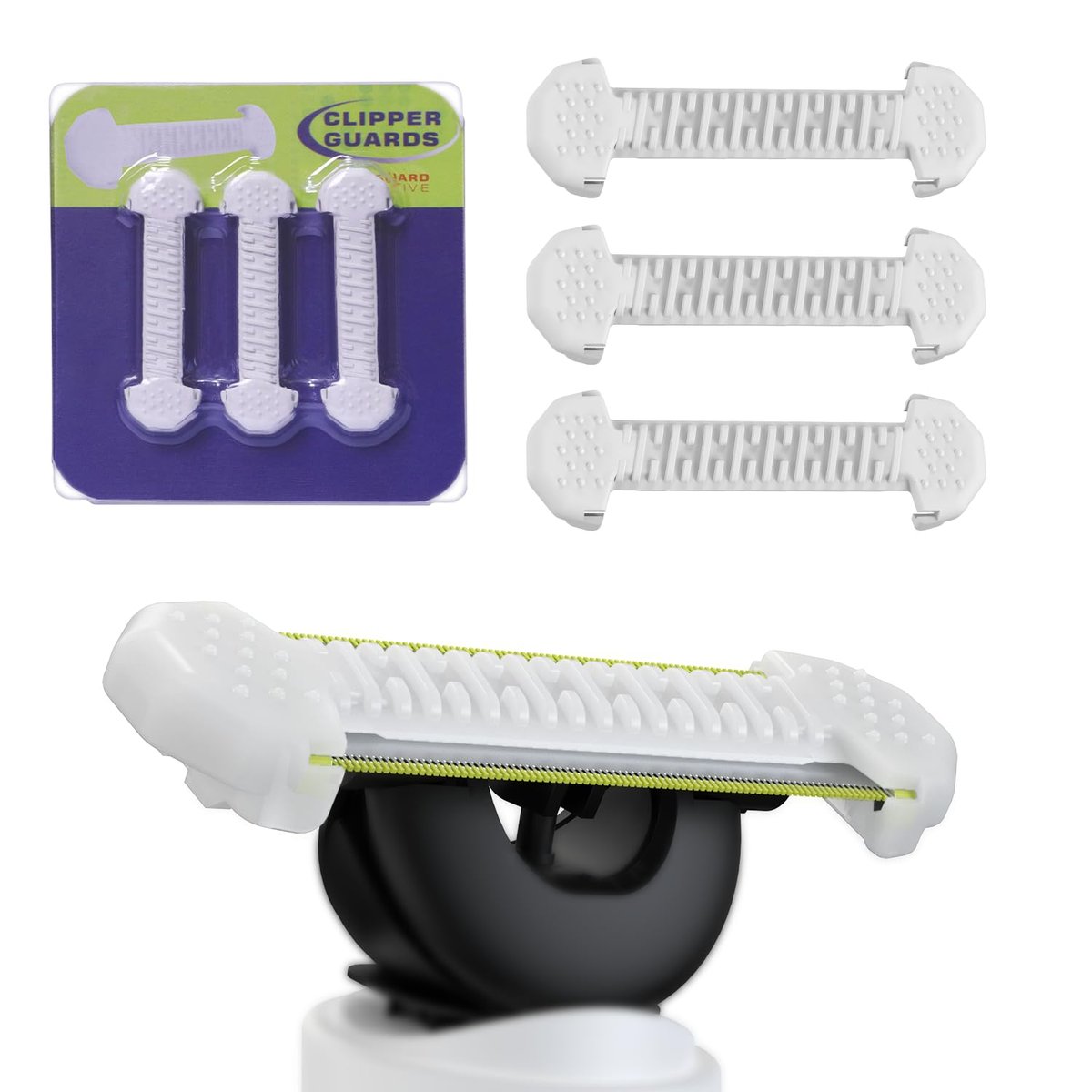 Ersatz-Schutzaufsätze für Philips Norelco O-Blade – 3er-Pack, Intim- & Körperpflege-Trimmer mit zusätzlichem Hautschutz (KLINGE NICHT ENTHALTEN)