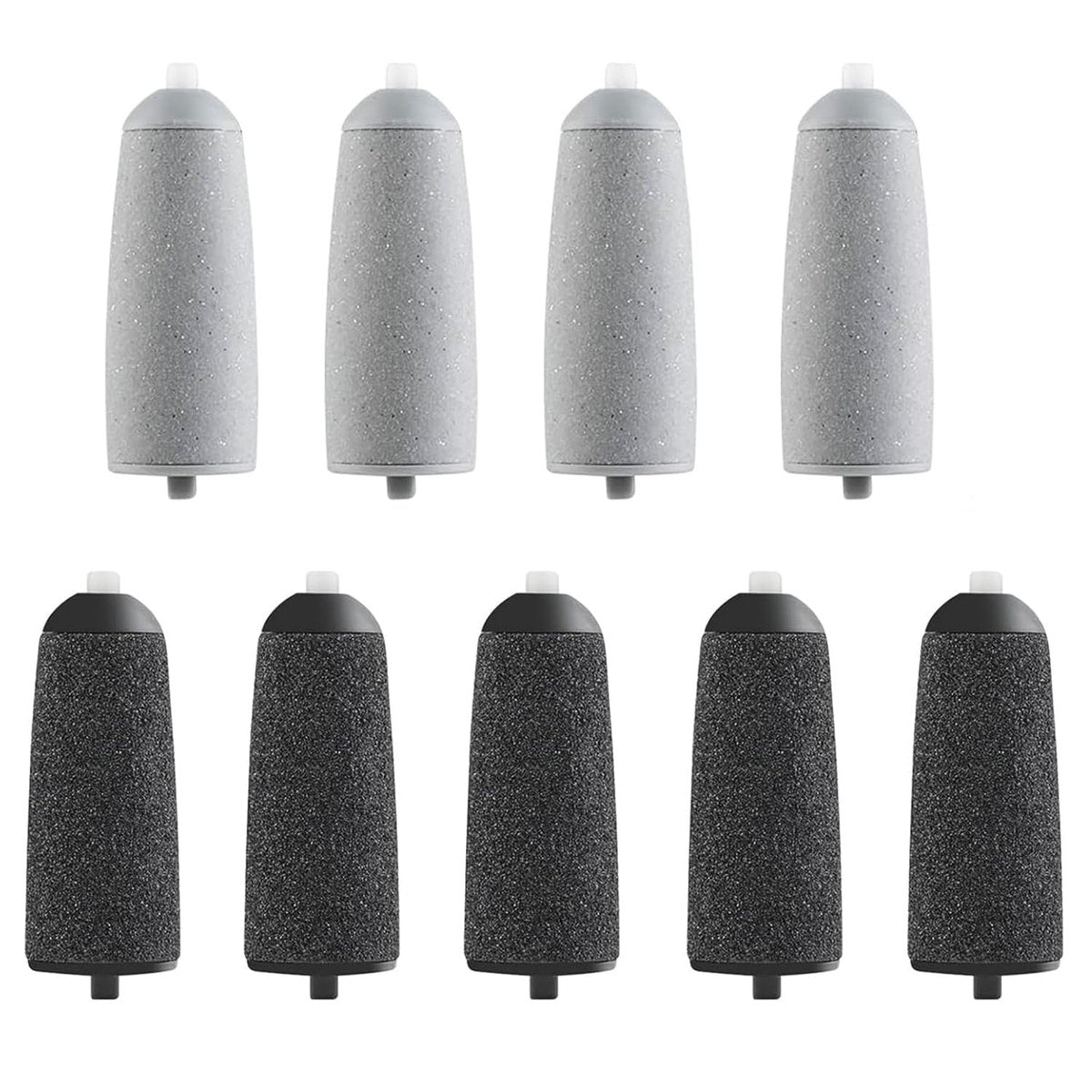 9-teiliges Set Pediküre-Ersatzköpfe für elektrische Hornhautentferner – 5 extra grobe & 4 reguläre grobe Roller-Refills kompatibel mit ZABOUL/haootadiy (9-teilig 01)