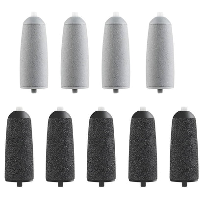 9-teiliges Set Pediküre-Ersatzköpfe für elektrische Hornhautentferner – 5 extra grobe & 4 reguläre grobe Roller-Refills kompatibel mit ZABOUL/haootadiy (9-teilig 01)