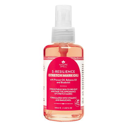 Nature Spell Dehnungsstreifen Öl für Frauen, Veganes Körperöl gegen Dehnungsstreifen, Narben & ungleichmäßigen Hautton, 100 ml