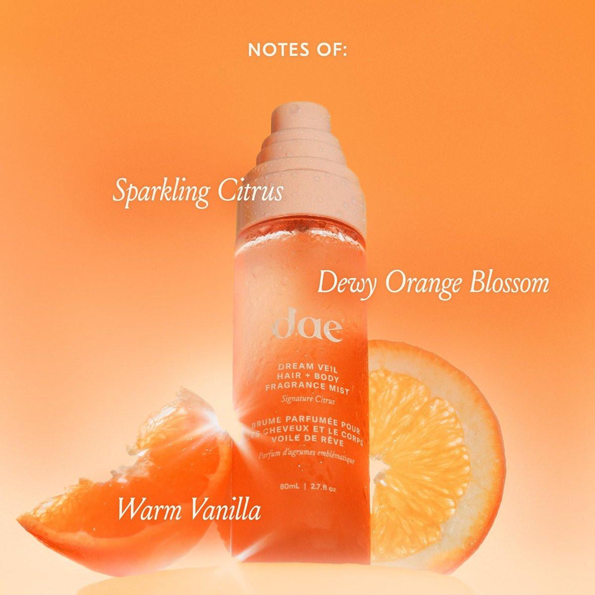 DAE Hair Dream Veil Haar- und Körperduftnebel im Signature Citrus Duft (80 ml)