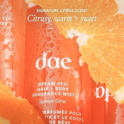 DAE Hair Dream Veil Haar- und Körperduftnebel im Signature Citrus Duft (80 ml)
