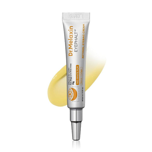 Dr.Melaxin Retinol Augencreme gegen Schwellungen, dunkle Augenringe & Fältchen, EGF Anti-Aging Feuchtigkeitscreme für die Augenpartie mit Niacinamid & Ceramid, Make-up geeignet, koreanische Hautpflege 0,35 Fl Oz