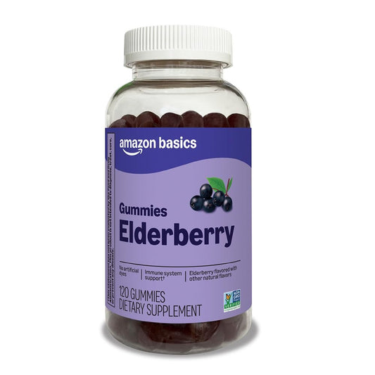 Elderberry 50 mg Gummis für Erwachsene, 120 Stück