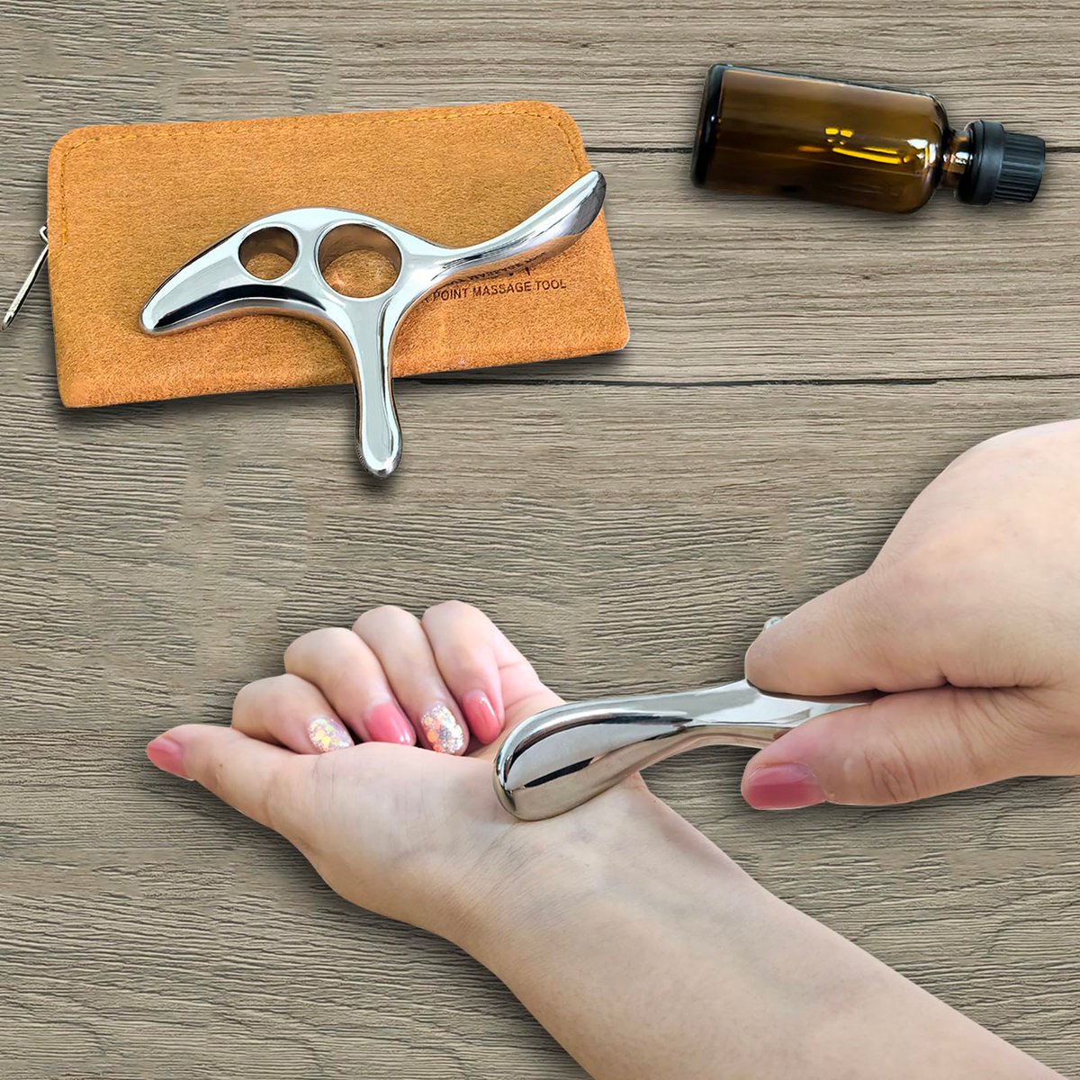 BYYDDIY Gua Sha Trigger Point Massage Tool – Daumenschutz, Tiefengewebsmassage, Muskel Scraper (T)